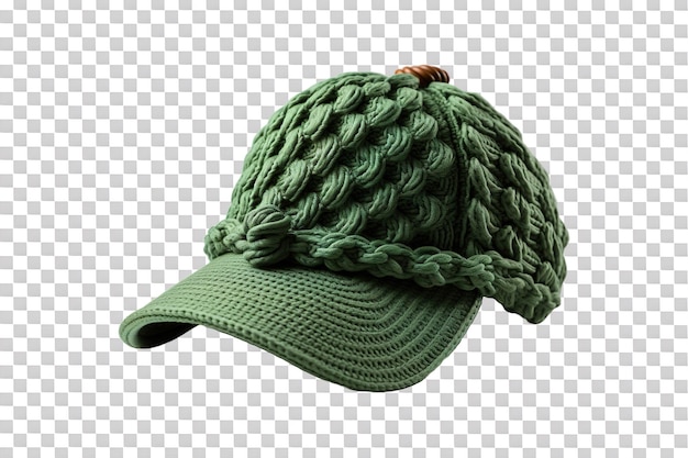 Crochet Hat isolated on transparent background