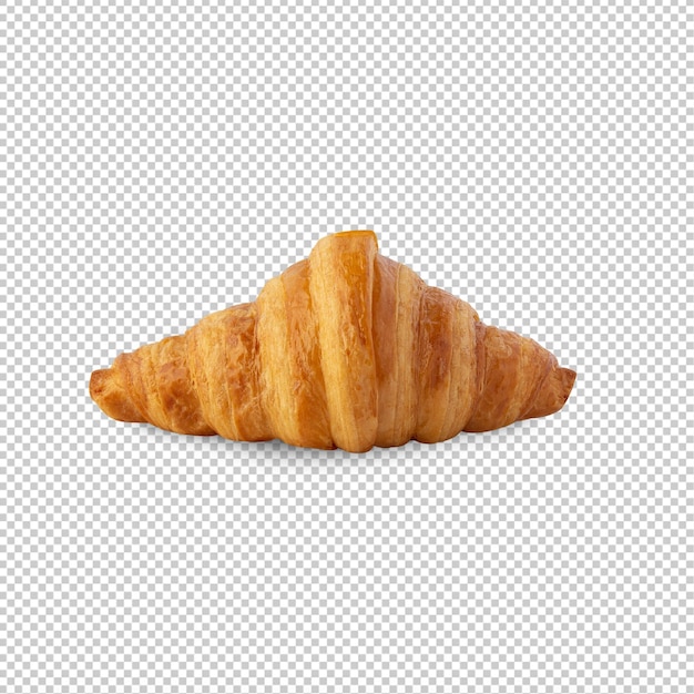 Croissant cutout Psd file