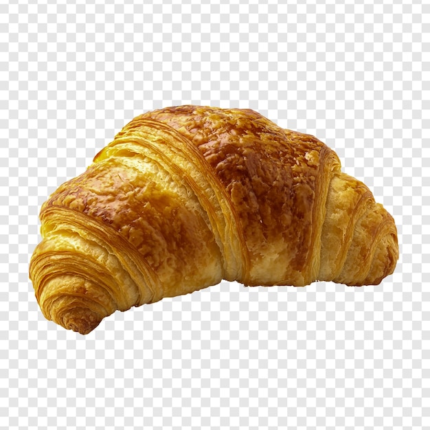 a croissant on a transparent background