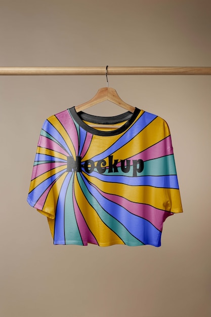 Crop top mockup design