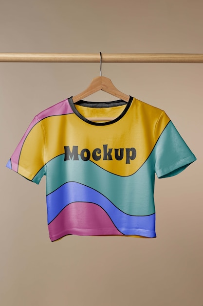 Crop top mockup design