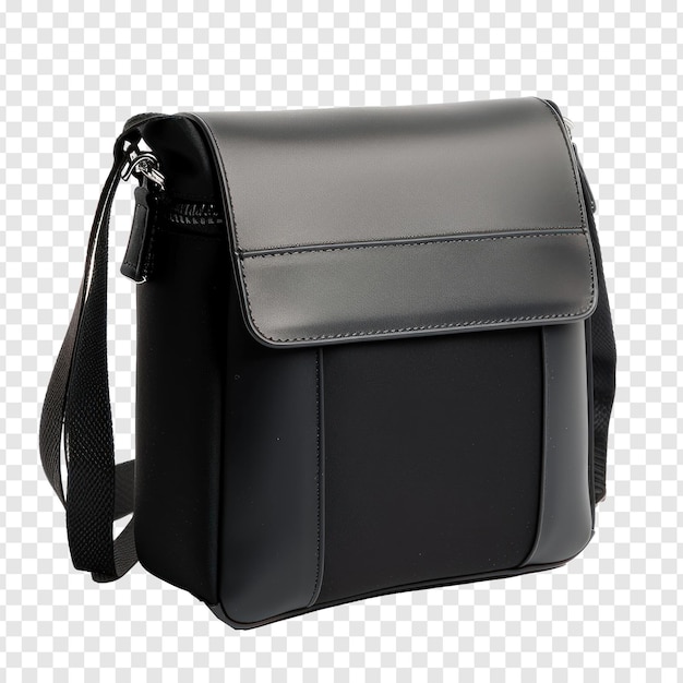 PSD crossbody bag isolate on transparency background