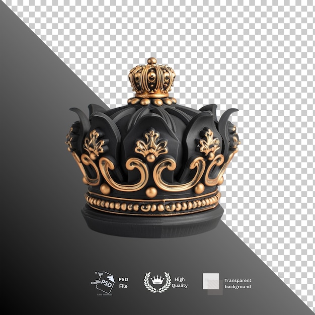 Crown isolated on transparent background