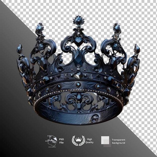 Crown isolated on transparent background