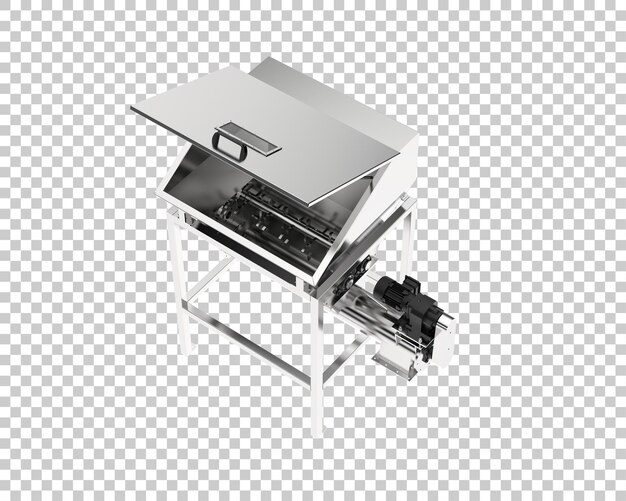 Crusher isolated on transparent background 3d rendering illustration