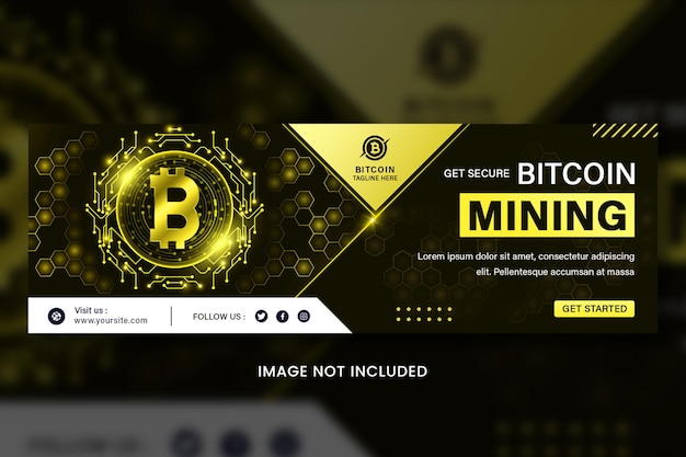 PSD crypto currency bitcoin social media banner