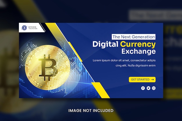 PSD crypto currency social media banner