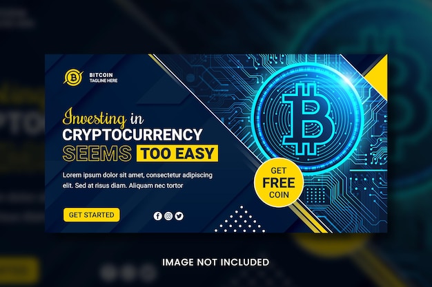 Crypto Currency Social Media Banner