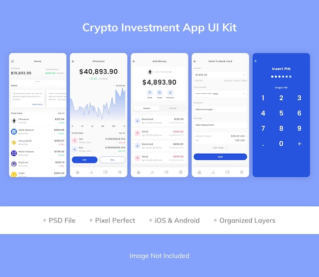 Crypto Investment App UI Kit