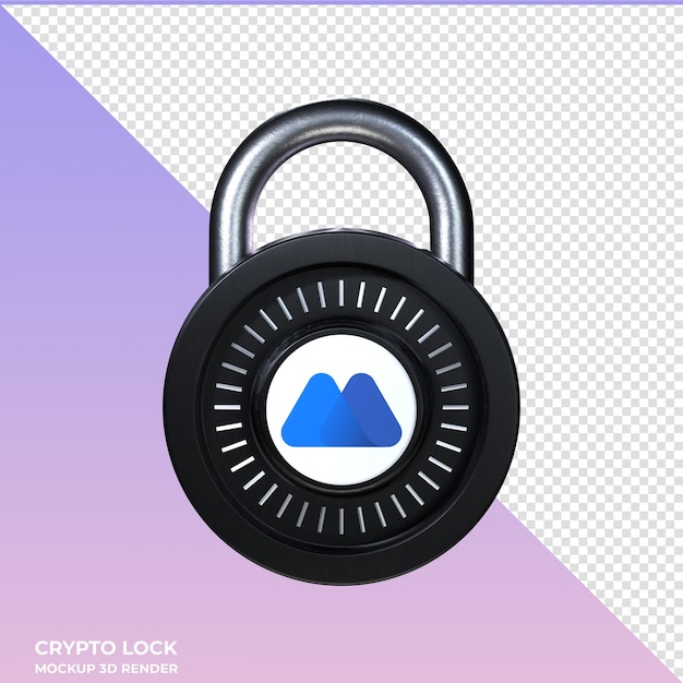 Crypto Lock MX TOKEN MX 3D icon