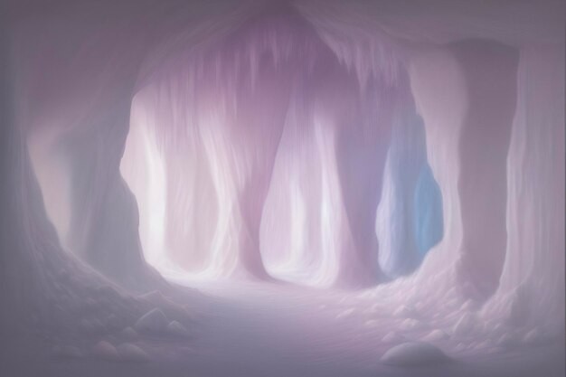 PSD crystal bloom caverns ethereal underground landscape glows with bioluminescent beauty