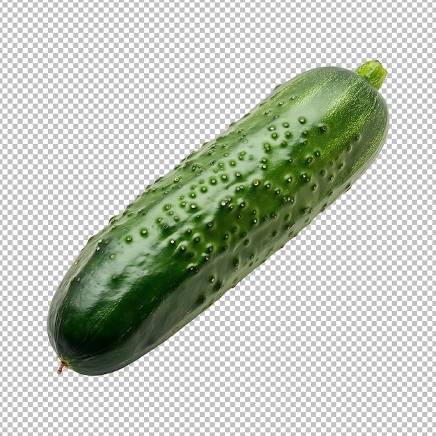 PSD cucumber isolated on a transparent background