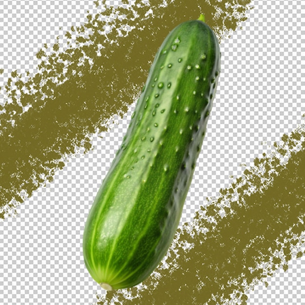 PSD cucumber isolated on transparent background