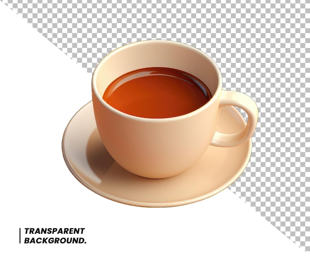 Cup a Cappuccino Coffee Transparent Background