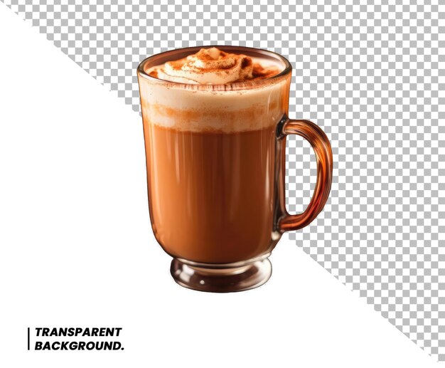 Cup a Cappuccino Coffee Transparent Background