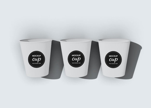 PSD cup of coffee beverages mockup