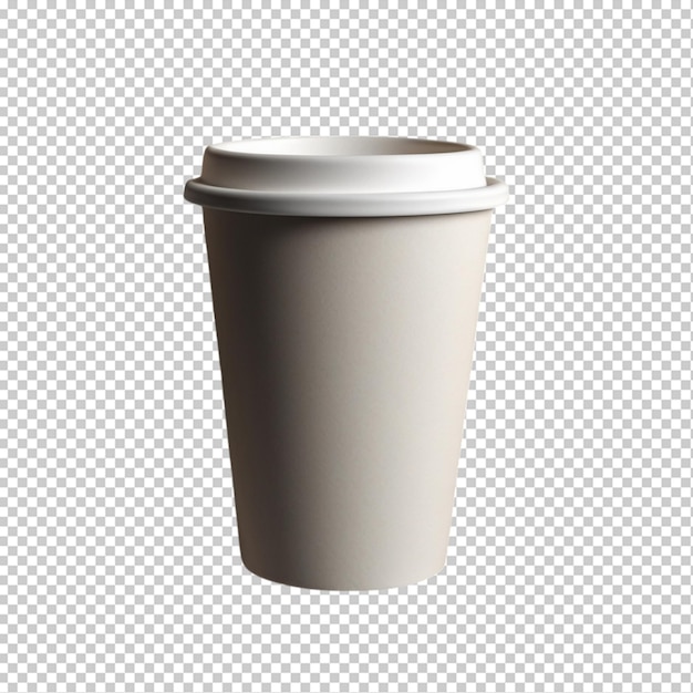 a cup of coffee is shown on a transparent background