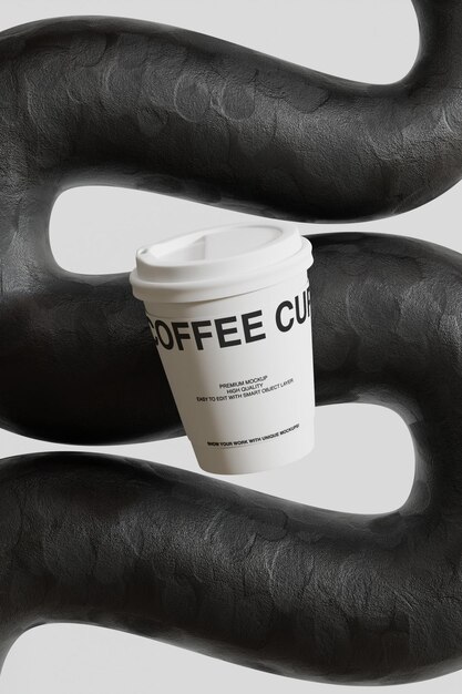 PSD cup packaging mockup