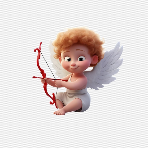 PSD cupid valentine png