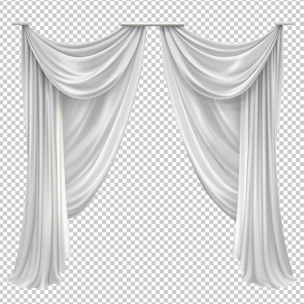 Curtain isolated on white