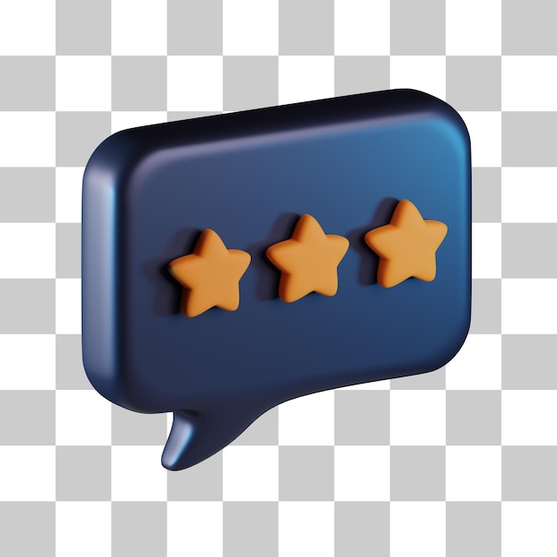 Customer Rating 3D Icon