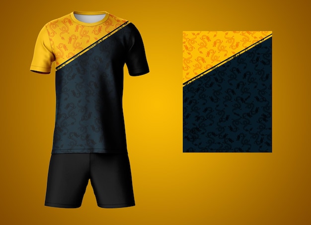 Customizable Football Jersey Designs Professional Soccer Uniform Templates