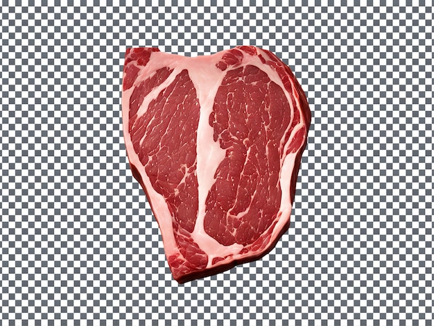 a cut of a piece of meat is shown on a white background