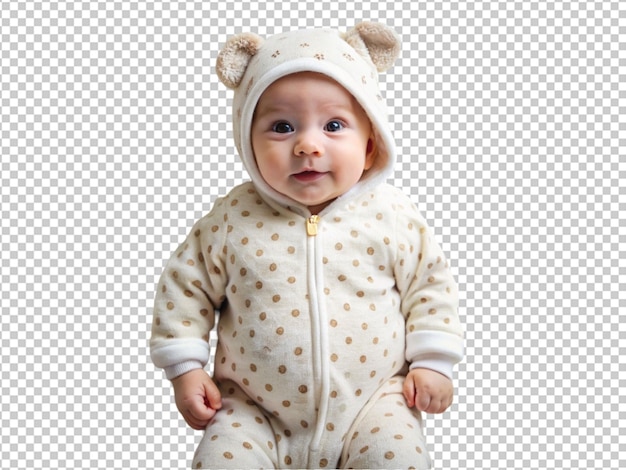 Cute Baby Onesie isolated on transparent background