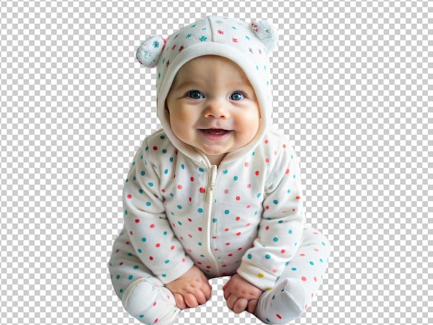 Cute Baby Onesie isolated on transparent background