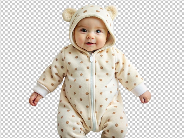 Cute Baby Onesie isolated on transparent background