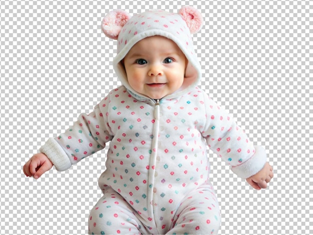 Cute Baby Onesie isolated on transparent background