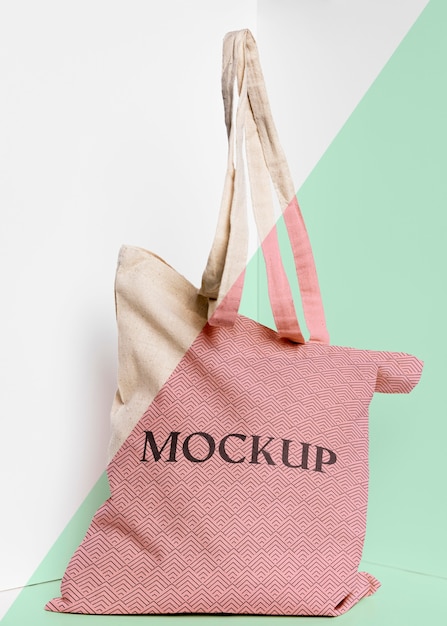 Cute bag concrpt mock-up