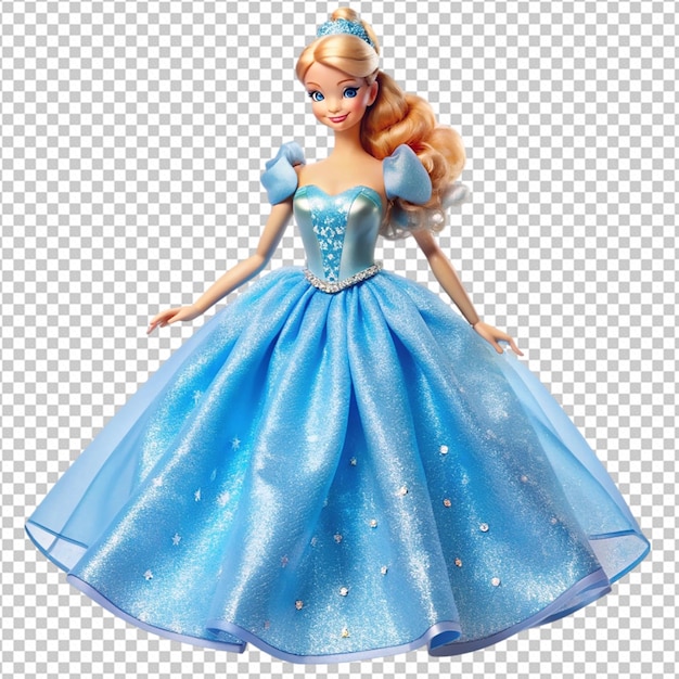 PSD cute barbie doll dress png