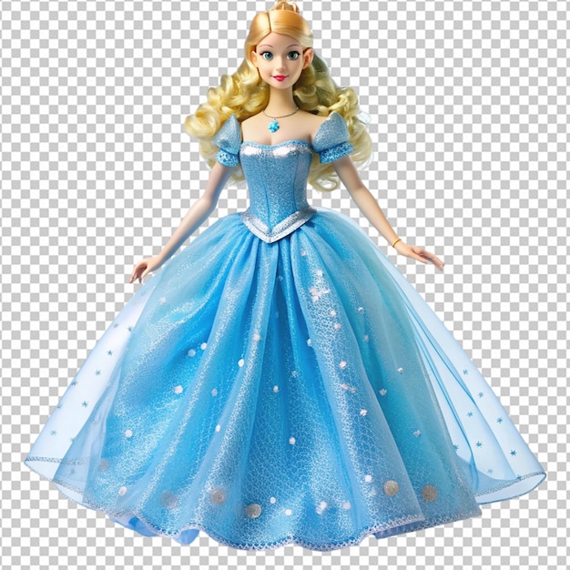 PSD cute barbie doll dress png