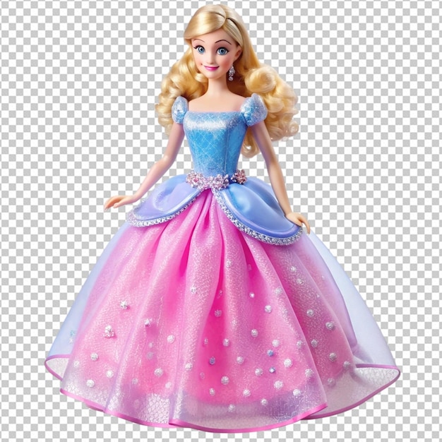 PSD cute barbie doll dress png