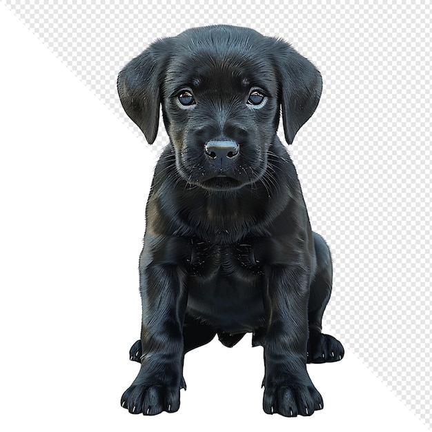 Cute Black Labrador Retriever Puppy