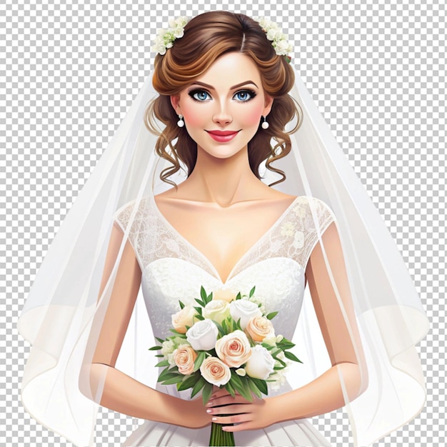 PSD of a cute bridal