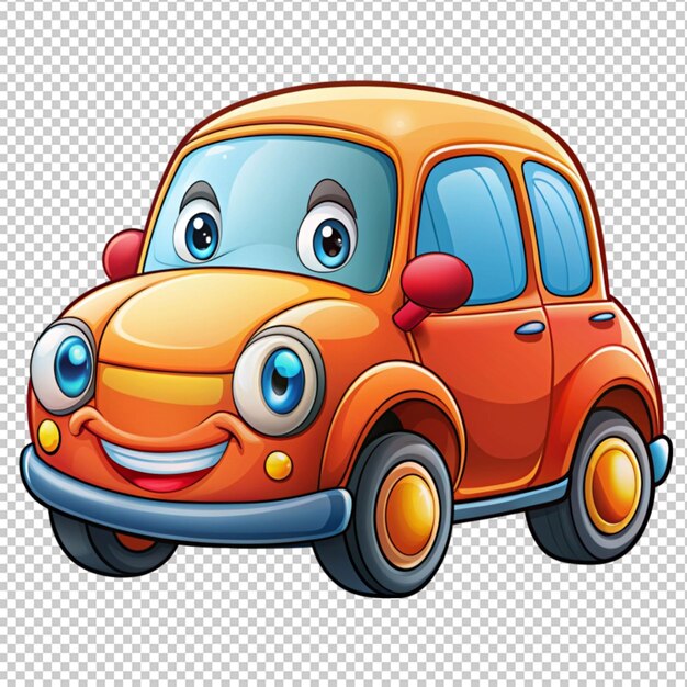 cute car cartoon style