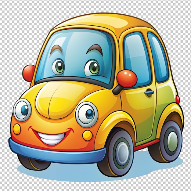 cute car cartoon style