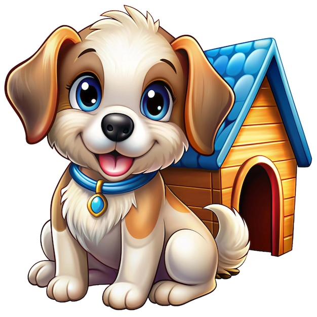 cute cartoon dog