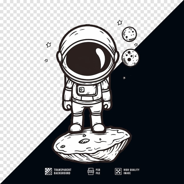 cute chibi astronaut pictures without background hd quality