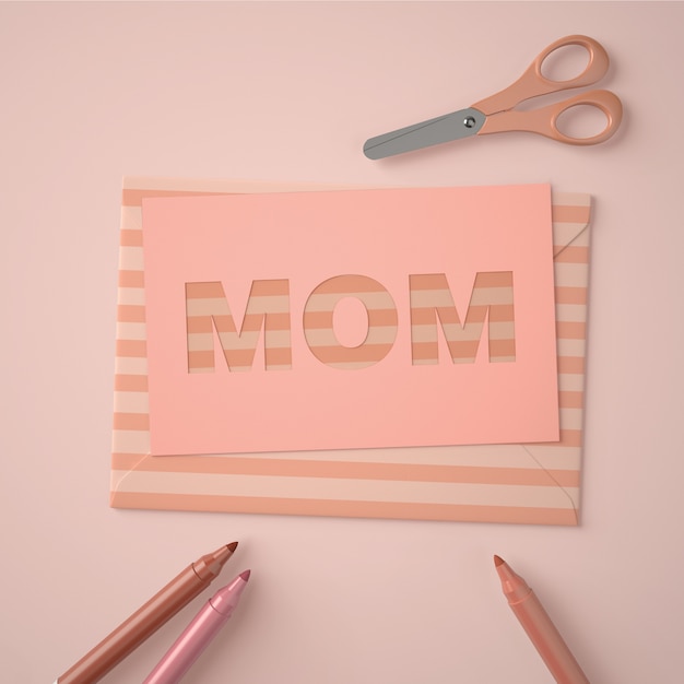 Cute composition for mother's day scene creator