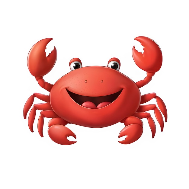 PSD cute crab thumb up