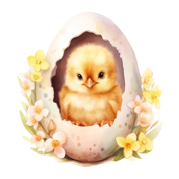 Cute Easter Charm Embrace Spring with the Adorable Presence of Easter Chick