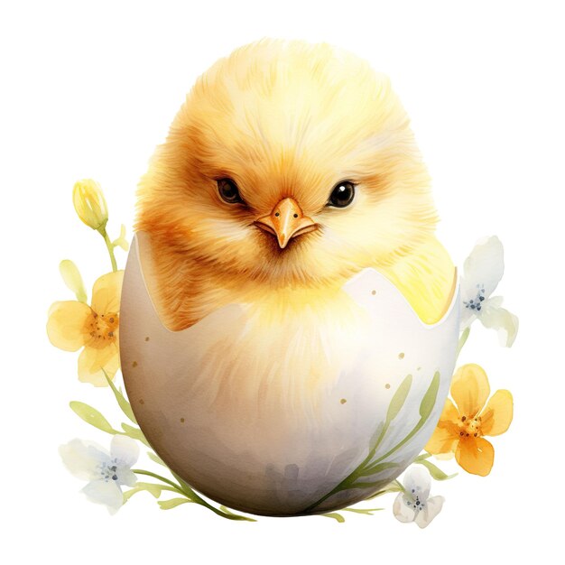 Cute Easter Charm Embrace Spring with the Adorable Presence of Easter Chick