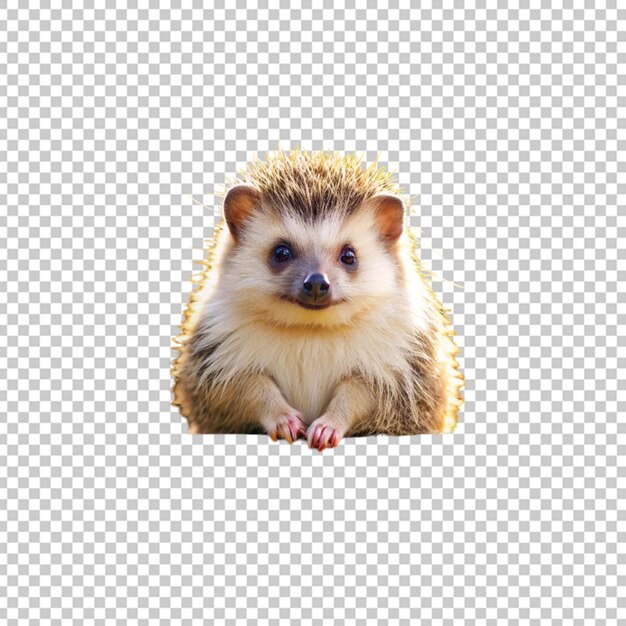 PSD a cute fluffy hedgehog