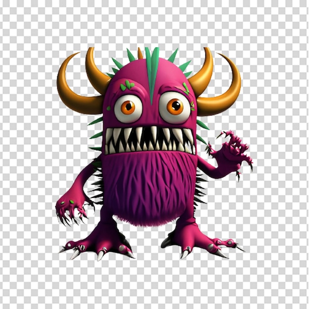 cute furry monster Hairy monster Cute cartoon monsters