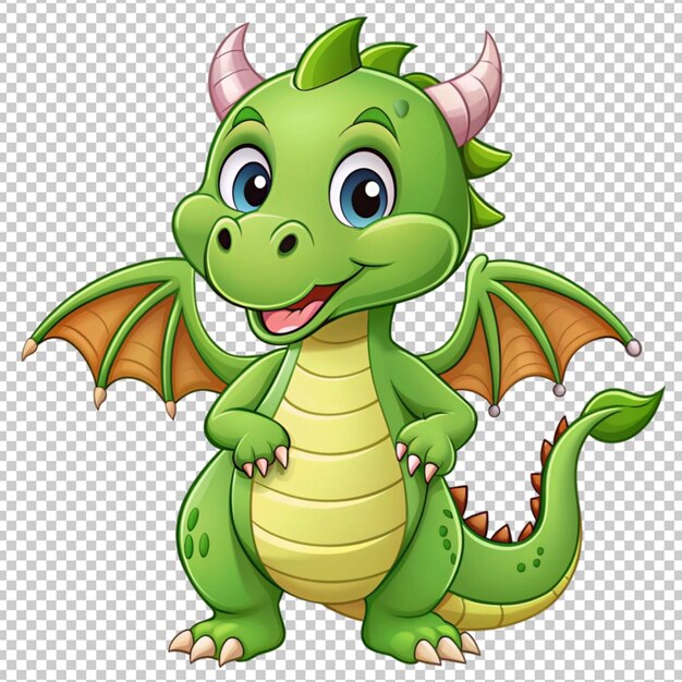 cute green dragon