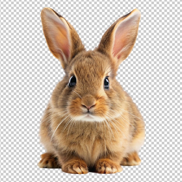 cute little brown rabbit