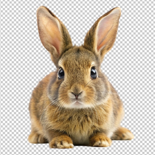 cute little brown rabbit